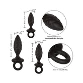 Silicone Anal Probe Kit - Black